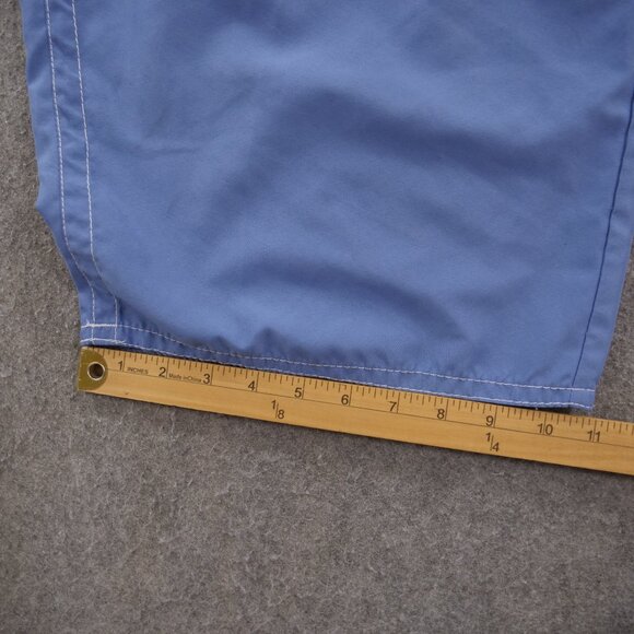 True Religion Shorts Mens 31 Blue Board Swim Surf Trunks Flip Pockets Drawstring - Picture 12 of 14